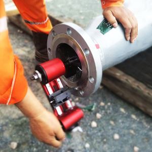 FDG350 पोर्टेबल मशीन टूल्स-सीटू निकला हुआ किनारा फेसर