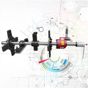 साइट मशीनिंग पर बड़े पैमाने पर लाइन बोरिंग मशीन कंप्रेसर स्टर्न टर्बाइन